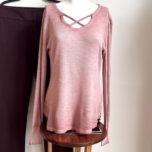 Ruff Hewn waffle shirt Ombre women’s medium